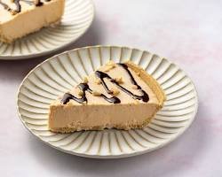 فطيرة زبدة الفول السوداني الباردة(كيتو)